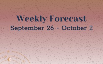 Weekly Forecast: September 26 – October 2